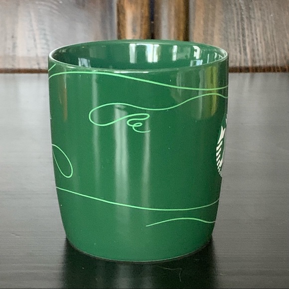 Starbucks 12oz Red & Green Holiday Mug Set 2020 Mermaid Logo with Swirl - Picture 14 of 16